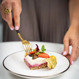 Raw vegan cashew cheesecake