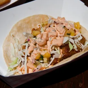Baja Fish Taco from Sam Chowder Mobile