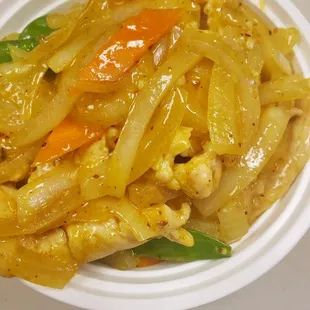 Curry chicken