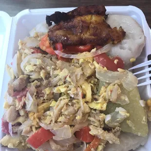 Large Ackee and Saltfish