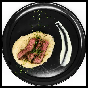 Steak &amp; Cremini Mushroom Risotto