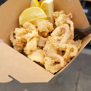 fried calamary !! made fresh to order !!