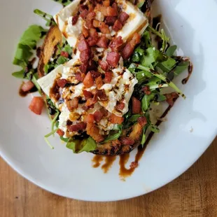 burrata open faced toast!