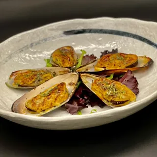 Baked mussels