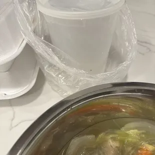 Glass noodle soup