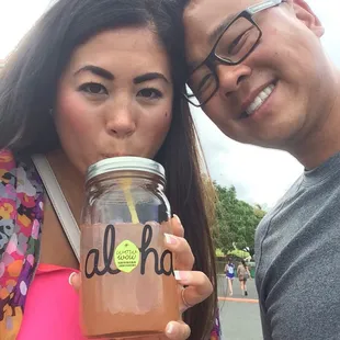 Drinking the street!