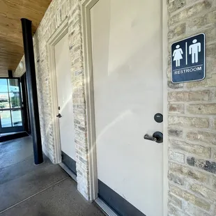 Restrooms Outside