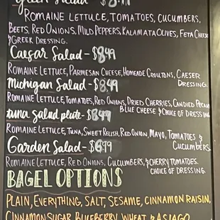 Menu prices 04/23