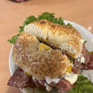 Cheesy BLT Sandwich