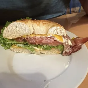 Cheesy BLT Sandwich