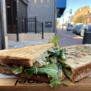 Grilled Chicken Pesto Panini