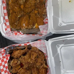 Wings!! Buffalo lemon pepper &amp; OG