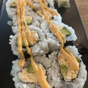 Spicy Crab Maki Roll $5