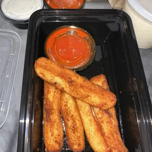 Weird Mozzarella Sticks that tasted bad
