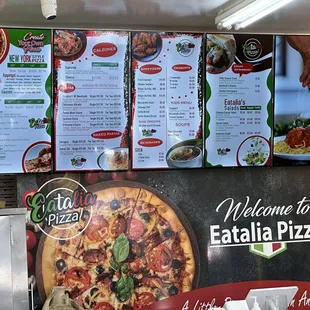 a menu for a restaurant