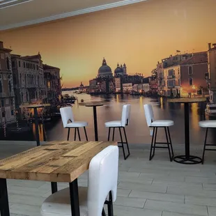 Tiny spot with some style.