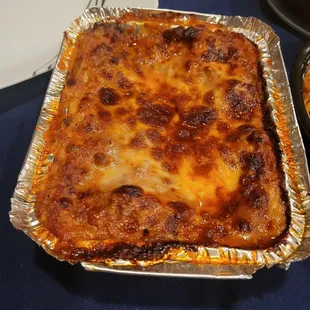 Lasagna with meat sauce