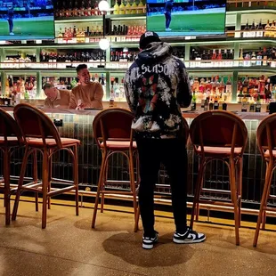 Bar area for ordering drinks!