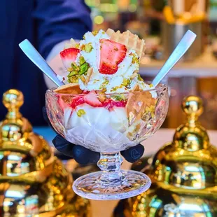 dessert, food