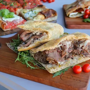 sandwiches, food