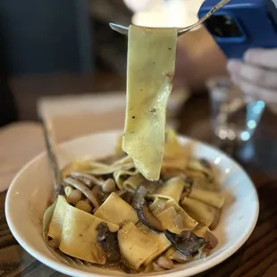 Mushroom Pappardelle