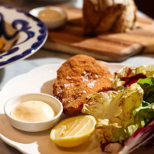 a plate of food on a table
