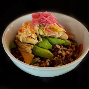 Avocado Grain Bowl with Chicken
