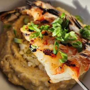 a plate of food on a table