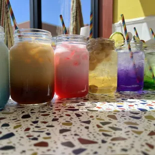 Rainbow drink