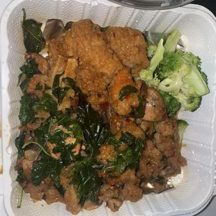 "Crispy" Basil Squid