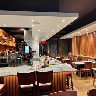 Bar area combined with dining area!