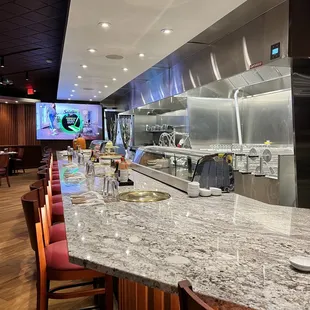 Bar area with front kitchen!