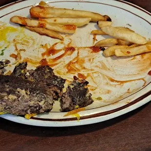 Overdone $18. burger w-avocado. We advised our server it was overdone-no offer to correct.