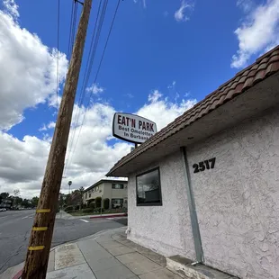 outside