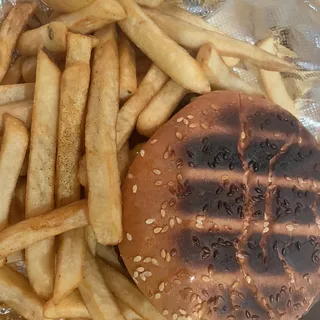 Kids Cheese Burger with Fries