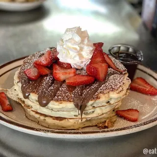 Nutella Pancakes and Fresh Fruit