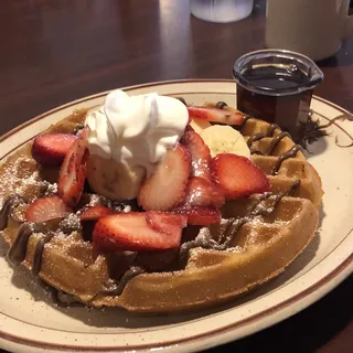 Nutella Waffle With Fruit
