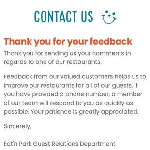 Me completing a feedback form