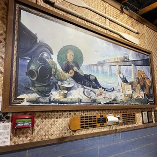 Pictures in the restaurant