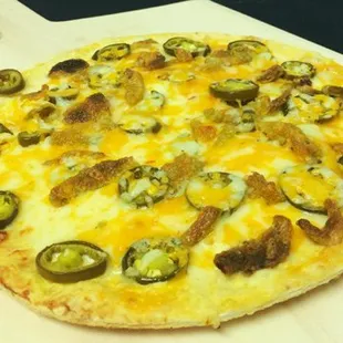 The Jalapeño popper is the March pizza of the month!