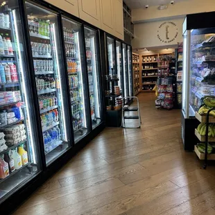 Instead the grocery market next door to the restaurant