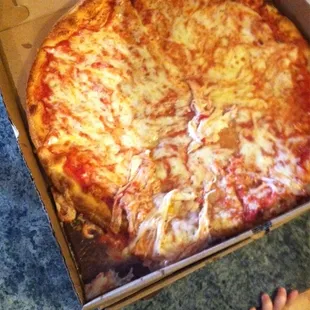Vito&apos;s pizza soup that was delivered