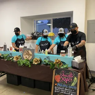 All Time Favorite sweet crepe for Baptism party