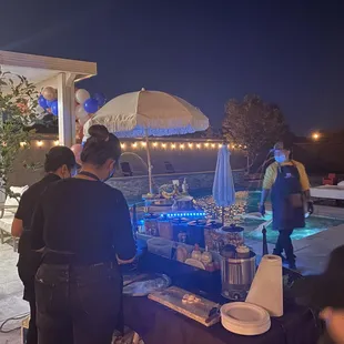 Outdoor Movie Night Birthday party