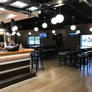 a man sitting at a bar