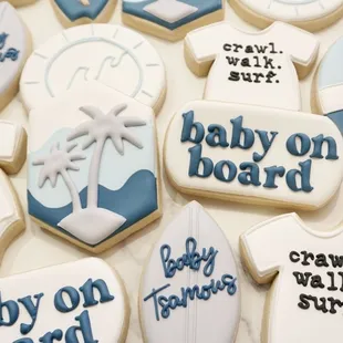 baby on board cookies
