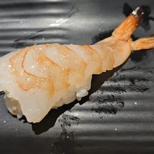 Fresh shrimp sushi