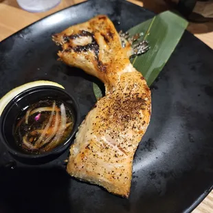 Salmon collar (1 of 3) - delicious.  They ran out of yellowtail collar though.