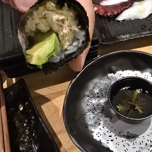 Blue Crab Hand Roll