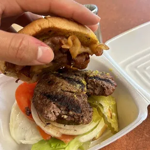 Pathetic excuse for a Buffalo Burger!!